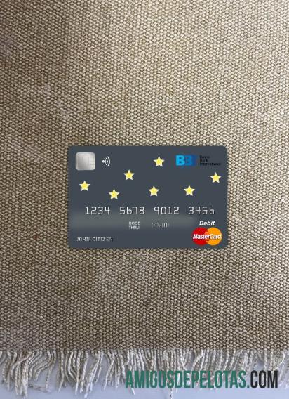 Bósnia e Herzegovina Bosna International Bank Mastercard Photolook Front exemplo